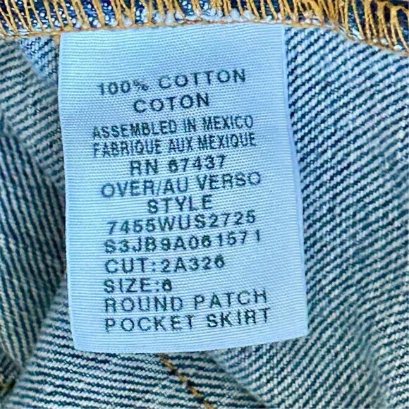 Polo Jeans Co. Ralph Lauren Skirt Womens Size 6 Blue Denim Maxi Front Slit - Picture 3 of 8